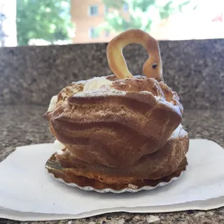 Cream Puff Swan
