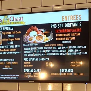 Entrees