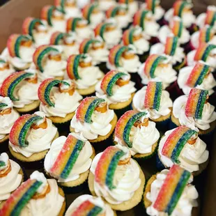 Rainbow Cupcakes