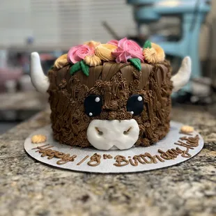 Highland Cow Cake