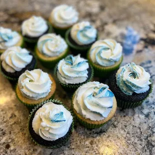 Wave Cupcakes