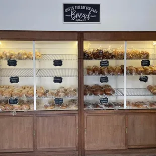 Display of breads