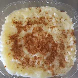 Portuguese rice pudding