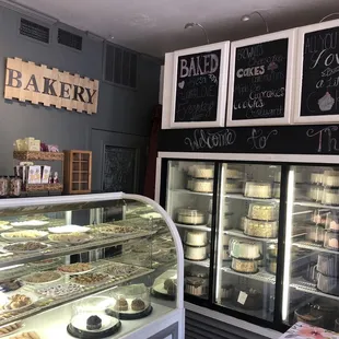 a bakery with a variety of baked goods