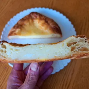Inside a Cheese Danish