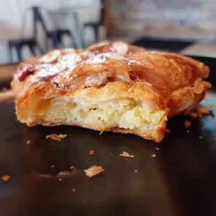 Almond Croissant - interior filling shot