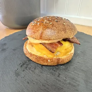 Bacon, Egg, and Cheese on Brioche