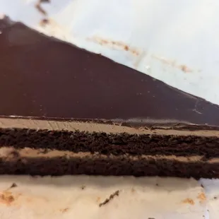 Triple chocolate cake