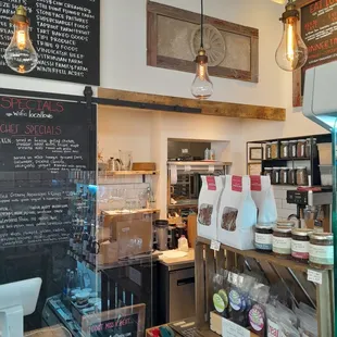 Inside has a lot of local treasures