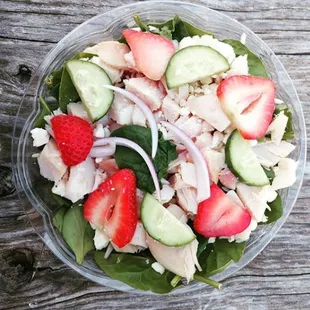 Even vegetarians love us. Chicken is a vegetable...