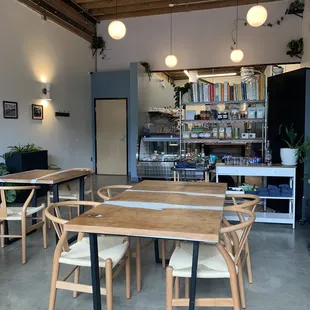 Interior of the store/restaurant