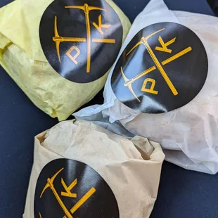 Beef, chicken, and veggie pasties :)