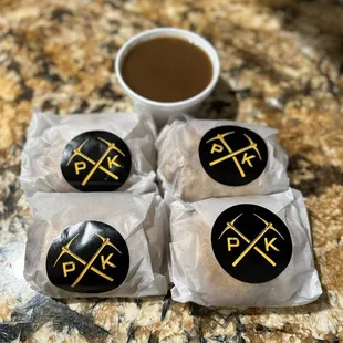 4 pies ready to go !!