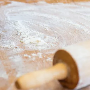 Our dough is made fresh daily, rolled, and baked to perfect.