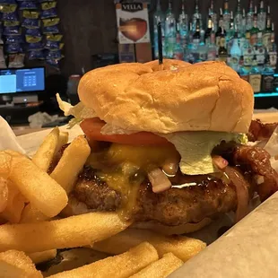 Jack Daniels burger. OK enough.