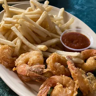 shrimp and fries