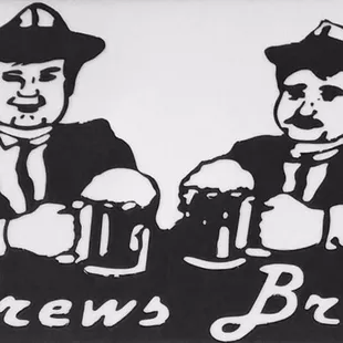 two men with beer mugs