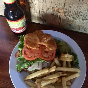 Summer Special-Croissant Sandwich-Turkey, Bacon &amp; Avocado