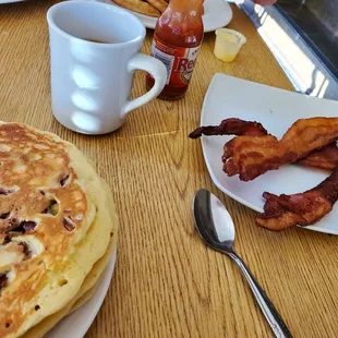 Pecan chocolate pancaked