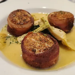 Bacon Wrapped Scallops
