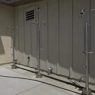 Showers to rinse off all that chlorine!