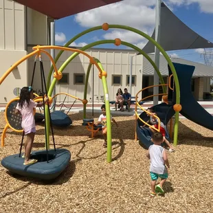 One of their play structures, open to the public