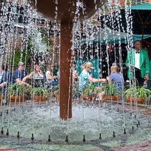 Beautiful courtyard here.