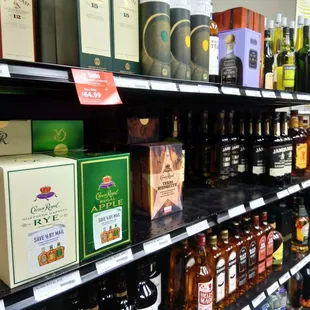 Liquor and beer