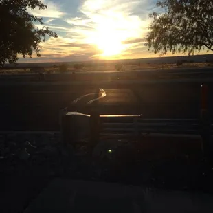 Sunset from the trail