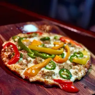 Veggie keto pizza