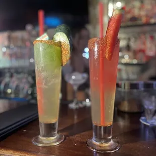 Cucumber and watermelon Margaritas