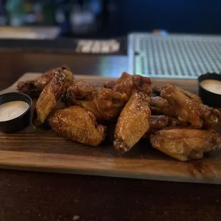 Bourbon wings