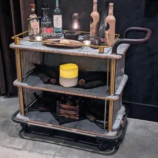 Their alcohol tasting cart I suppose.