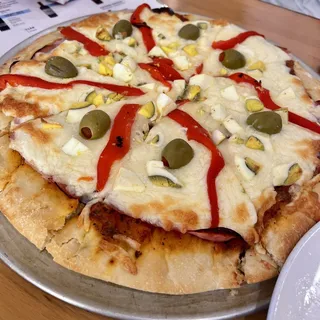 Pimiento morron and eggs.