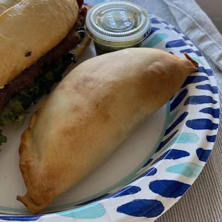 Beef Milanesa sandwich