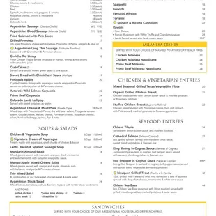 Lunch Menu page 1