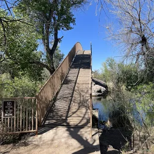 Bridge to the trail