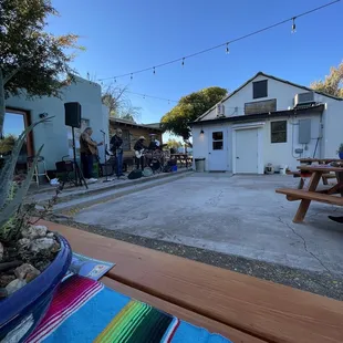 Patio in the back