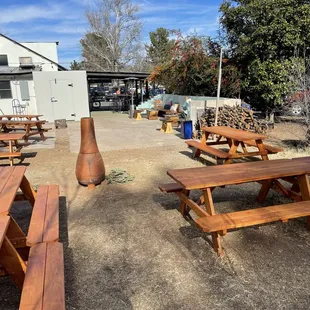 Lots of outdoor seating