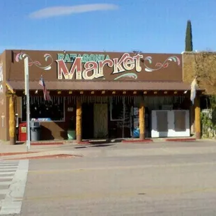 the front of the building