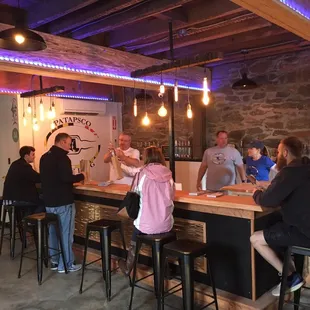 Tasting room on opening day