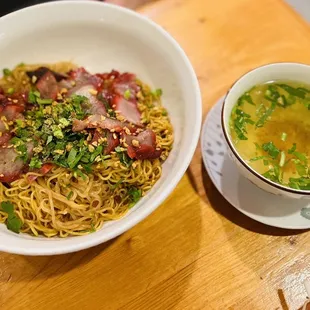 Dried Style Noodle with Char Sui