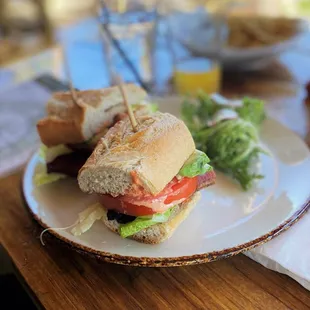 Special sandwich - bacon, lettuce, tomato