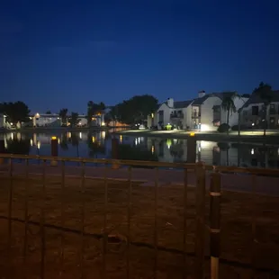 outside