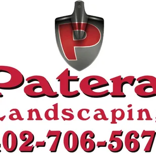 the logo for patera landscaping