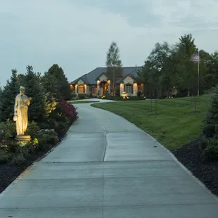 a pathway leading to a home