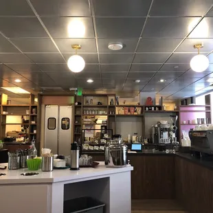 a view of the kitchen