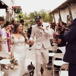 Outdoor wedding was fabulous