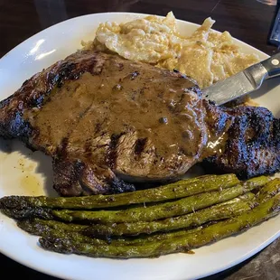 Rib-eye steak delicious