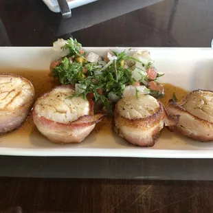 Bacon Wrapped Scallops